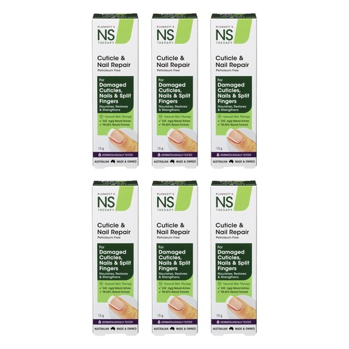 Nutri-Synergy Plunketts NS Cuticle and Nail Complex 15g Pack of 6