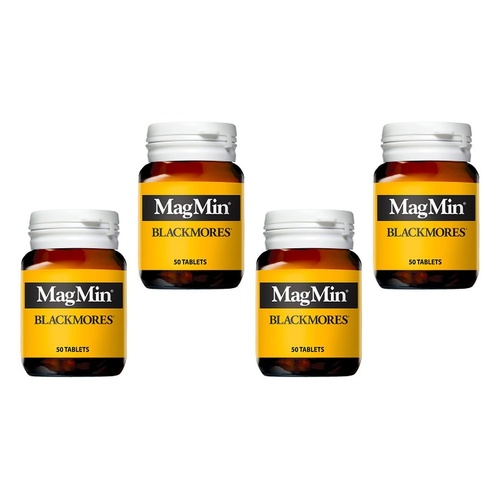 Blackmores MagMin (PBS) Tablets 50 Bottle Pack of 4