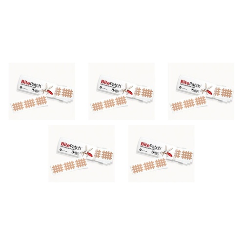 BitePatch Mosquito Bite Relief Patch 24 Pack x 15 Bundle of 5