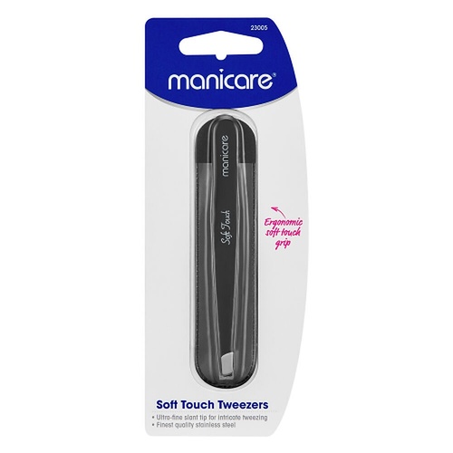 Manicare Soft Touch Tweezer Slant Tips x 3