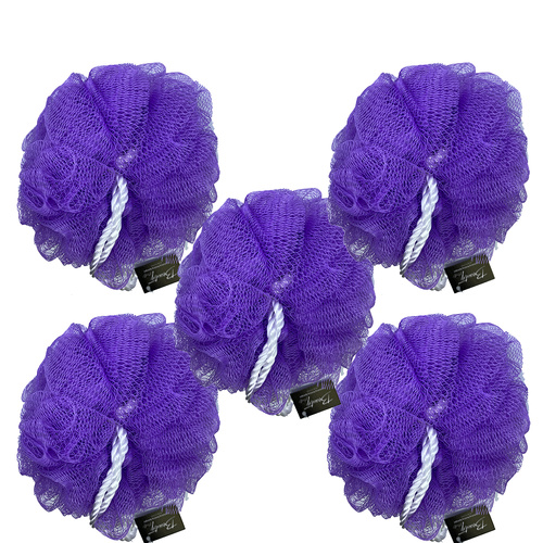 Beauty & Me Large Exfoliating Bath Shower Mesh Sponge Scrubber