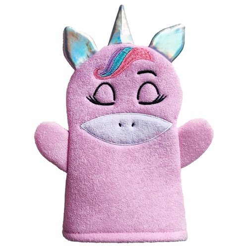 Fun in the Tub Bath Mitt Unicorn