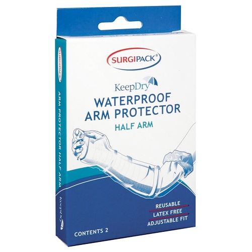 SurgiPack Keep Dry Waterproof Half Arm 2 Pack