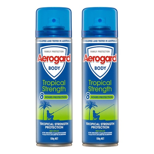 Aerogard Tropical Strength Repellent 150g Pack of 2