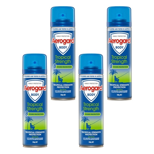 Aerogard Tropical Strength Repellent 150g Pack of 4