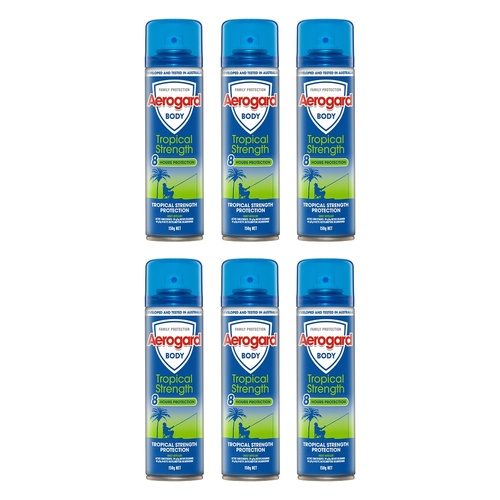 Aerogard Tropical Strength Repellent 150g Pack of 6