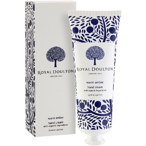 Royal Doulton Luxury Hand Cream Moisturiser 75ml Warm Amber