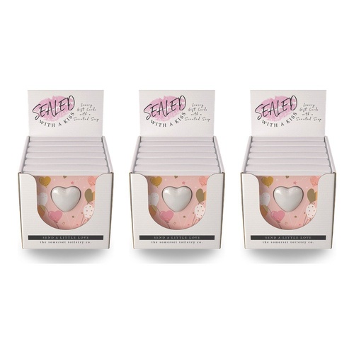 The Somerset Toiletry Co Happy Birthday Soap in a Card Counter Display of 6 Bundle of 3