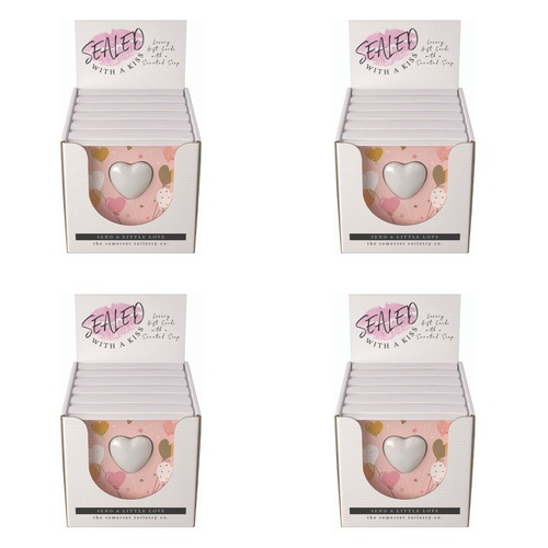 The Somerset Toiletry Co Happy Birthday Soap in a Card Counter Display of 6 Bundle of 4