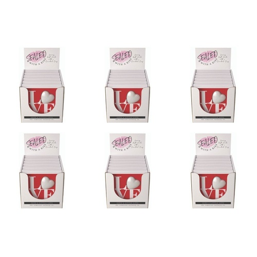 The Somerset Toiletry Co Love You Soap in a Card Counter Display of 6 Bundle of 6