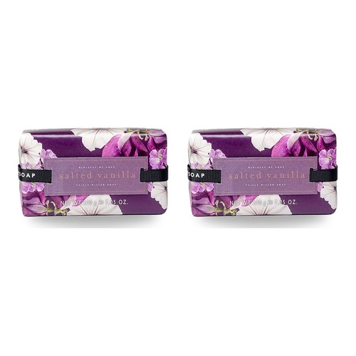 Ministry of Soap Blush Hues Salted Vanilla Triple Milled Soap 200g Pack of 2