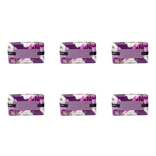 Ministry of Soap Blush Hues Salted Vanilla Triple Milled Soap 200g Pack of 6