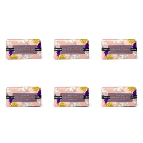 Ministry of Soap Blush Hues Wooded Rose Triple Milled Soap 200g Pack of 6