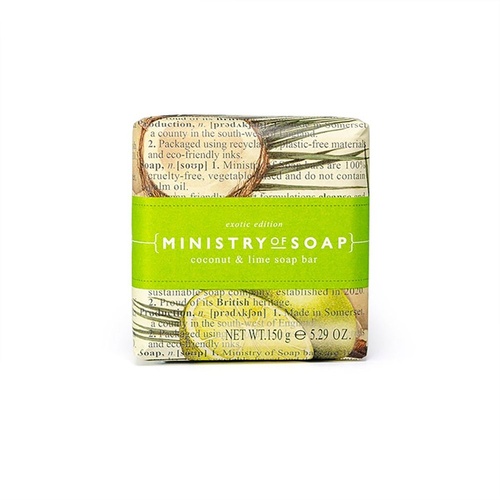 Ministry of Soap Exotic Edition Coconut and Lime Square Soap Bar 150g