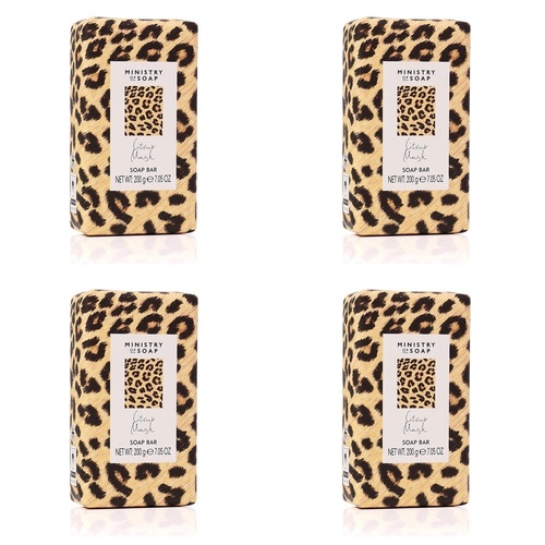 Ministry of Soap Wild Side Citrus Musk Soap Bar 200g Pack of 4