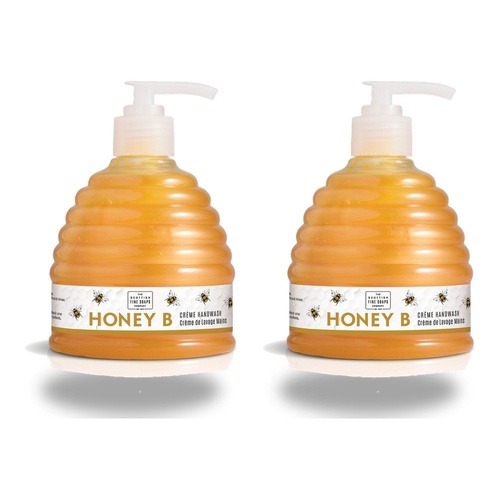 Scottish Fine Soaps Honey B Creme Hand Wash 300mL Pump Bottle Pack of 2