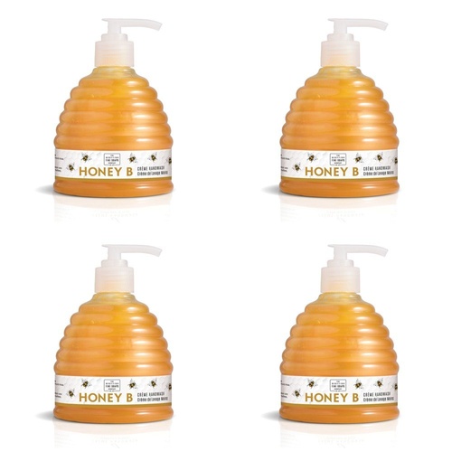 Scottish Fine Soaps Honey B Creme Hand Wash 300mL Pump Bottle Pack of 4