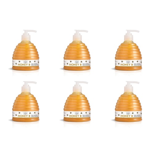 Scottish Fine Soaps Honey B Creme Hand Wash 300mL Pump Bottle Pack of 6