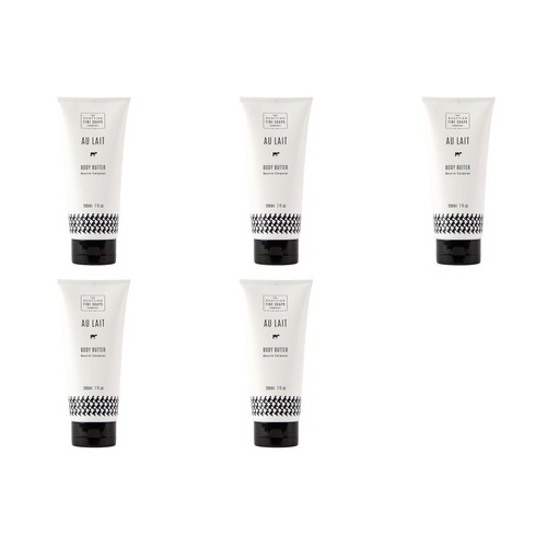 Scottish Fine Soaps Au Lait Body Butter 200mL Pack of 5