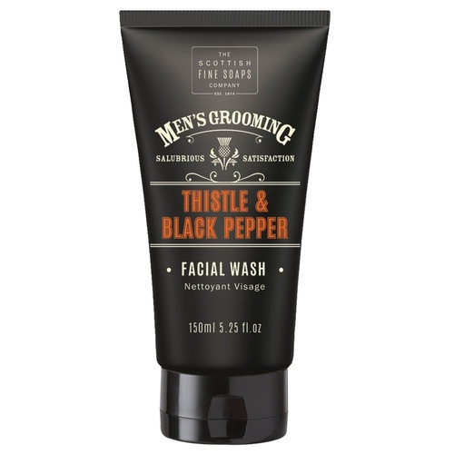 Scottish Fine Soaps Men's Grooming Thistle & Black Pepper Facial Wash 150mL