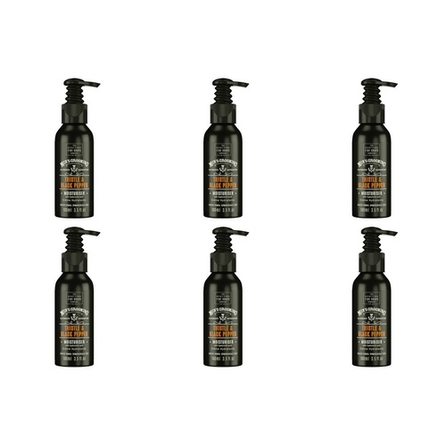 Scottish Fine Soaps Men's Grooming Thistle & Black Pepper Moisturiser 100mL Pack of 6