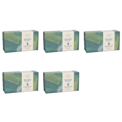 Scottish Fine Soaps Sea Kelp Marine Spa Cleansing Bar 220g Pack of 5