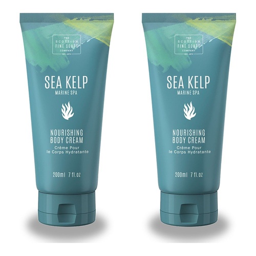 Scottish Fine Soaps Sea Kelp Marine Spa Nourishing Body Cream 200mL Pack of 2