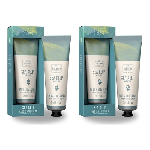 Scottish Fine Soaps Sea Kelp Marine Spa Hand & Nail Cream 75mL Pack of 2