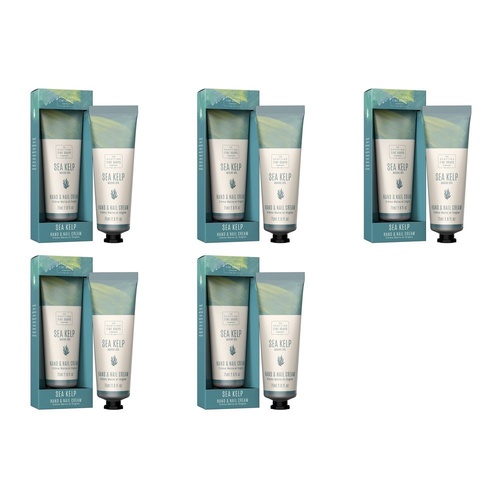 Scottish Fine Soaps Sea Kelp Marine Spa Hand & Nail Cream 75mL Pack of 5
