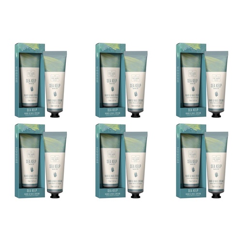 Scottish Fine Soaps Sea Kelp Marine Spa Hand & Nail Cream 75mL Pack of 6