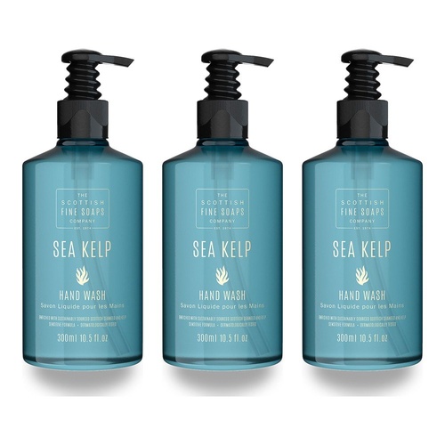 Scottish Fine Soaps Sea Kelp Hand Wash 300mL Pack of 3