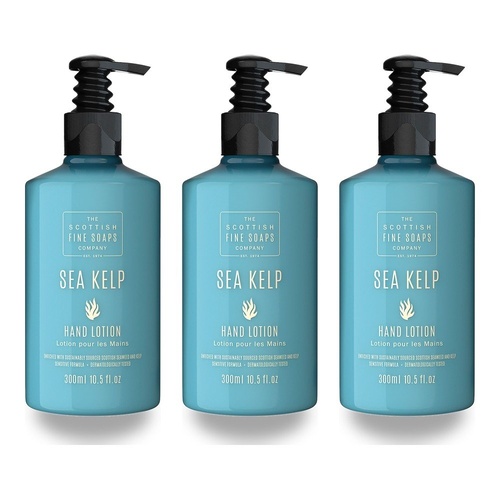 Scottish Fine Soaps Sea Kelp Hand Lotion 300mL Pack of 3