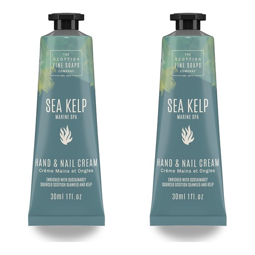 Scottish Fine Soaps Sea Kelp Marine Spa Hand & Nail Cream 30mL Pack of 2