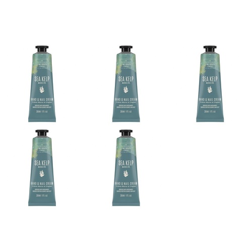 Scottish Fine Soaps Sea Kelp Marine Spa Hand & Nail Cream 30mL Pack of 5