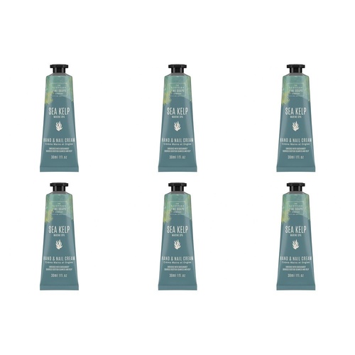 Scottish Fine Soaps Sea Kelp Marine Spa Hand & Nail Cream 30mL Pack of 6