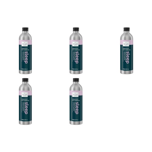 Scottish Fine Soaps Aromatherapy Sleep Bath & Shower Gel 250mL Pack of 5