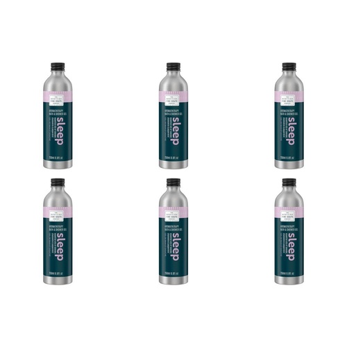 Scottish Fine Soaps Aromatherapy Sleep Bath & Shower Gel 250mL Pack of 6