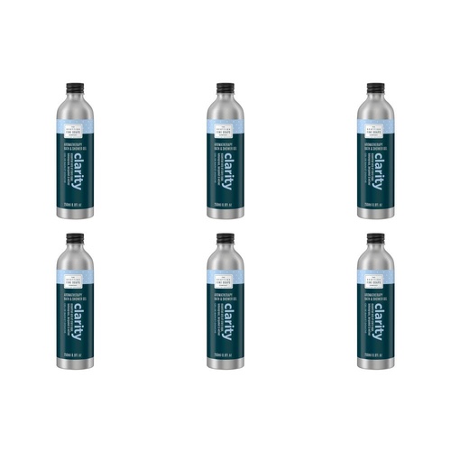Scottish Fine Soaps Aromatherapy Clarity Bath & Shower Gel 250mL Pack of 6