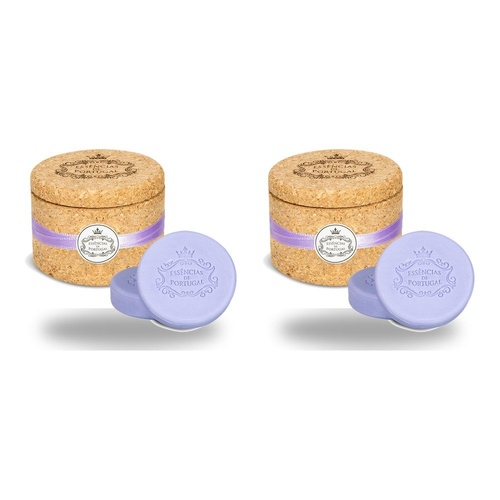 Essencias de Portugal Lavender Soap 2 x 50g in Cork Keeper Pack of 2