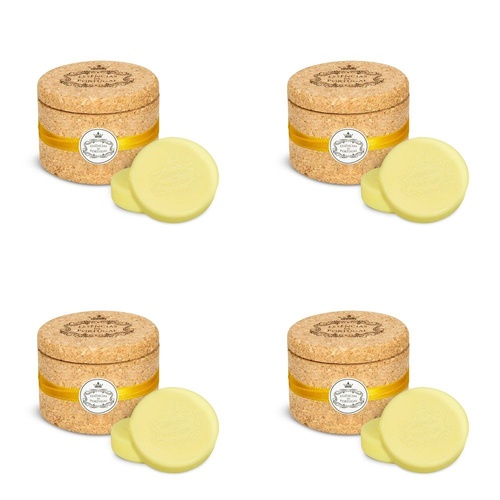 Essencias de Portugal Lemon Soap 2 x 50g in Cork Keeper Pack of 4