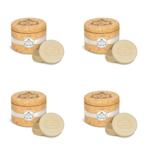 Essencias de Portugal White Jasmine Soap 2 x 50g in Cork Keeper Pack of 4