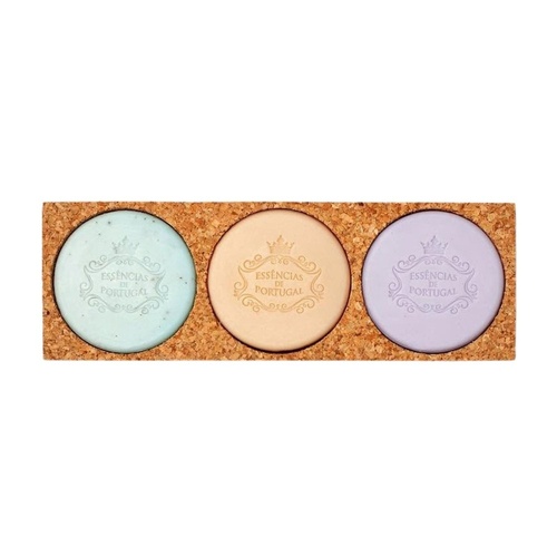 Essencias de Portugal Lavender, Red Fruits and Violet Soap Set 3 x 50g