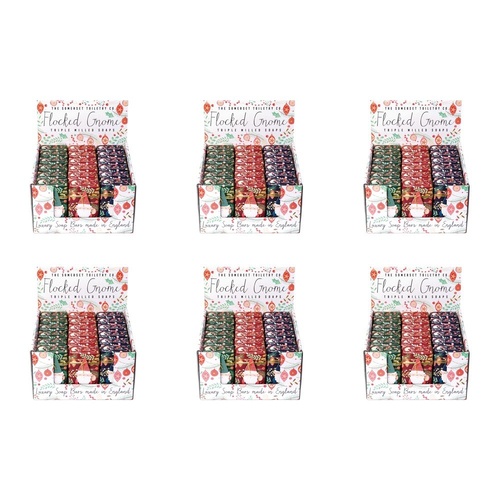 The Somerset Toiletry Co Flocked Gnome Soap 200g Assorted Counter Display of 18 Bundle of 6