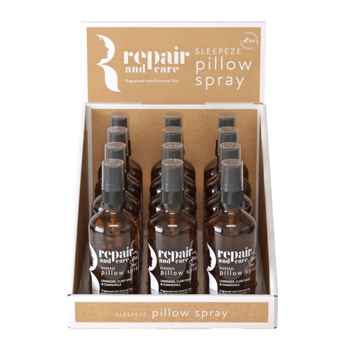 The Somerset Toiletry Co Sleepeze Pillow Spray 95mL Counter Display of 12