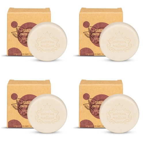 Essencias de Portugal Red Fruits Soap 50g in Kraft Box Pack of 4