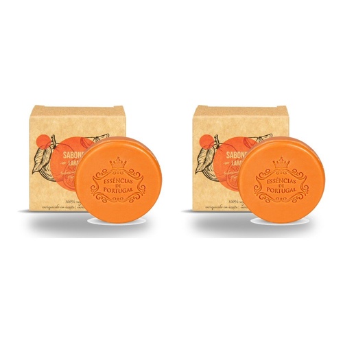 Essencias de Portugal Orange Soap 50g in Kraft Box Pack of 2