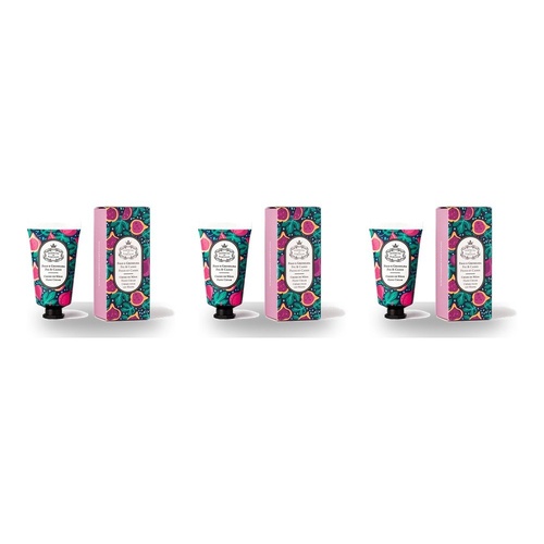Essencias de Portugal Fig and Blackcurrant Hand Cream 50mL Pack of 3