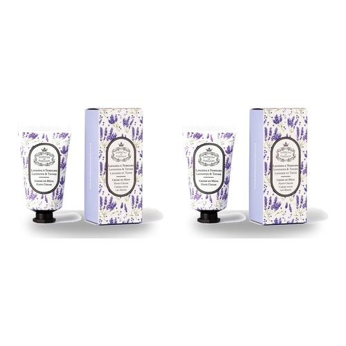 Essencias de Portugal Lavender and Thyme Hand Cream 50mL Pack of 2