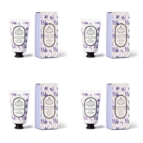 Essencias de Portugal Lavender and Thyme Hand Cream 50mL Pack of 4