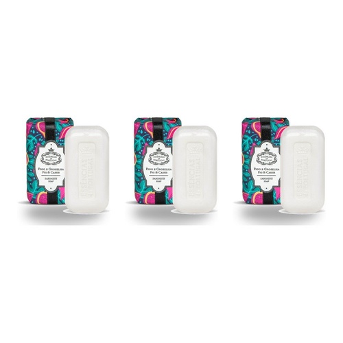 Essencias de Portugal Fig and Blackcurrant Soap 150g Pack of 3